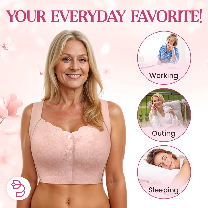 Button-Up Comfy Shaping Posture Corrector Bra