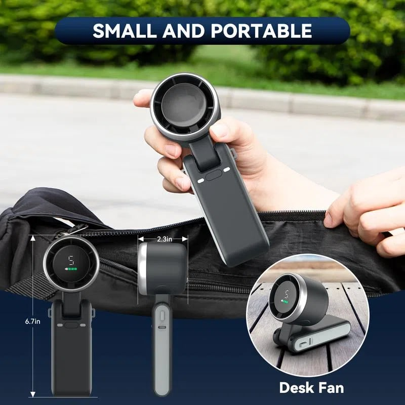 Summer Outdoor Essential – Portable Handheld Turbo Fan