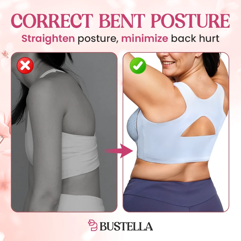Button-Up Comfy Shaping Posture Corrector Bra
