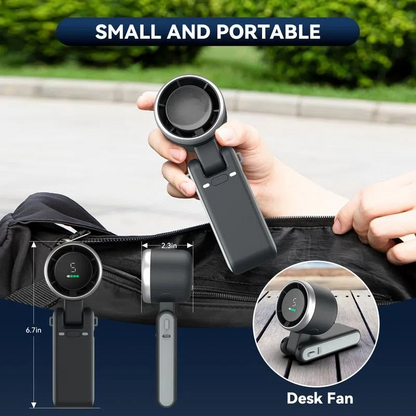 Summer Outdoor Essential – Portable Handheld Turbo Fan