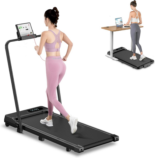 Foldable Walking Pad with Handle
